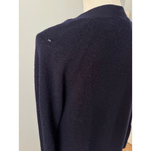 Vineyard Vines Navy Blue Cardigan Sweater Size XS Wool Cashmere Blend *read* - Picture 3 of 7